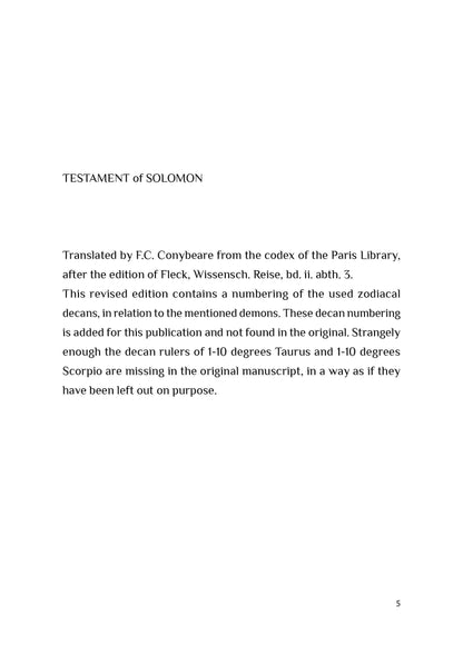 Testament of Solomon