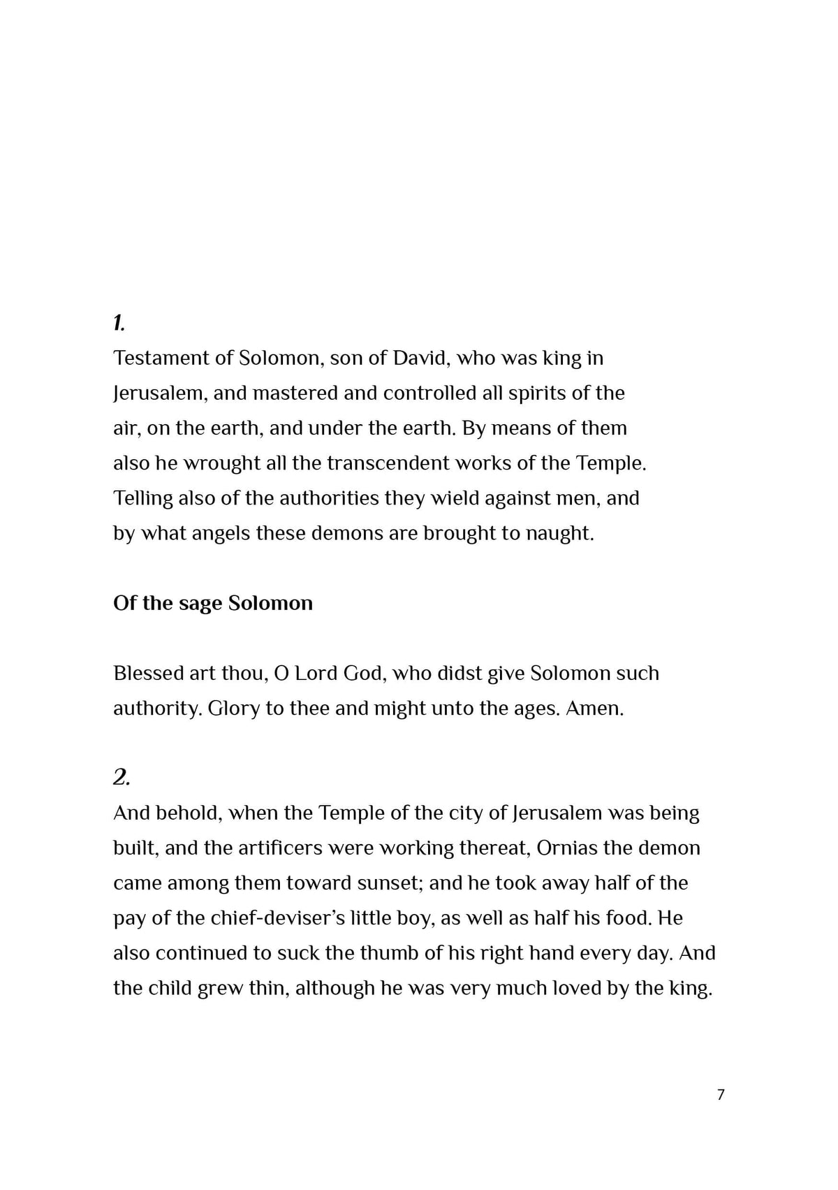 Testament of Solomon