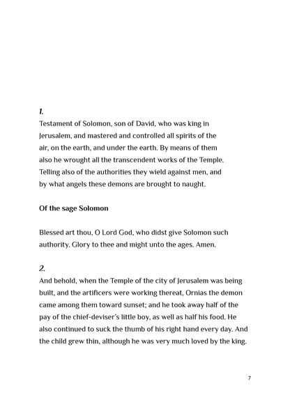 Testament of Solomon
