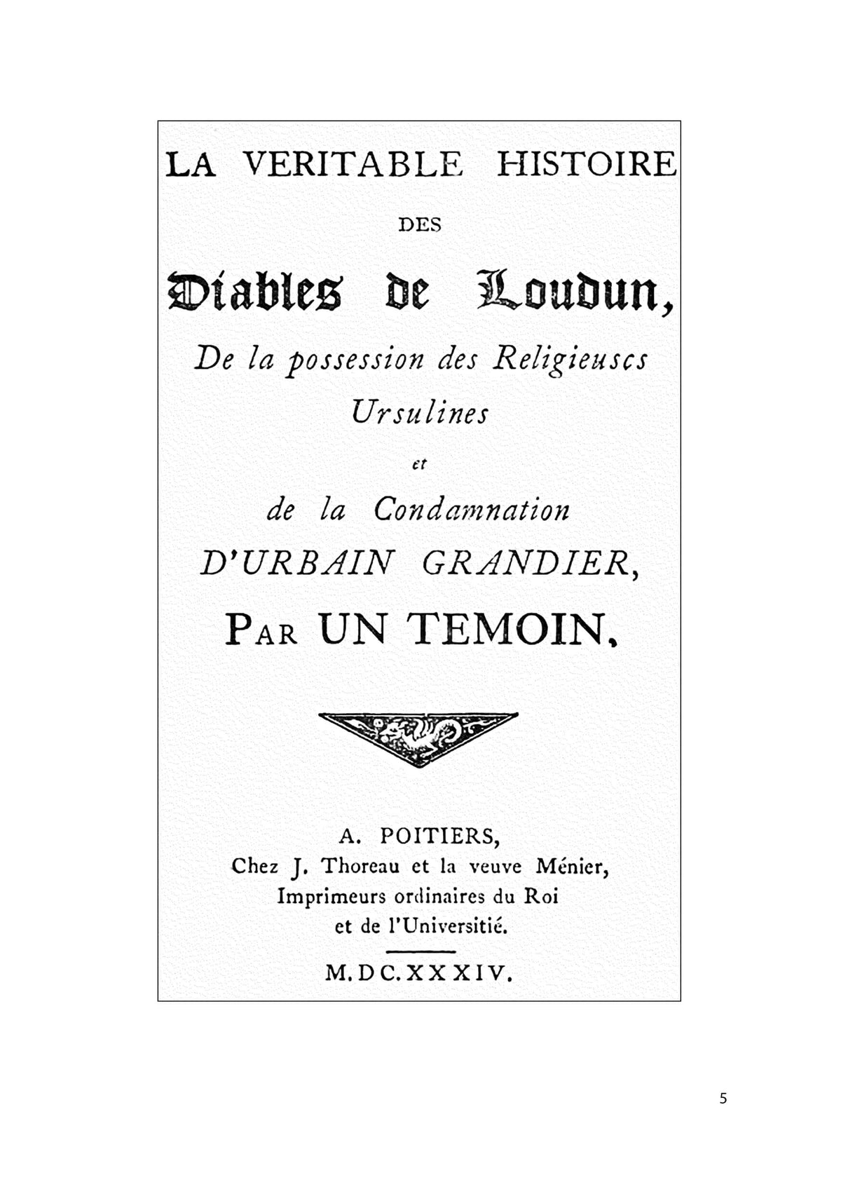 The History of the Devils of Loudun