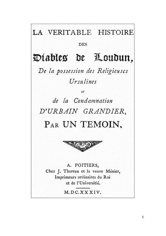 The History of the Devils of Loudun