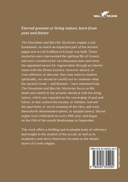 The Eleusinian and Bacchic Mysteries