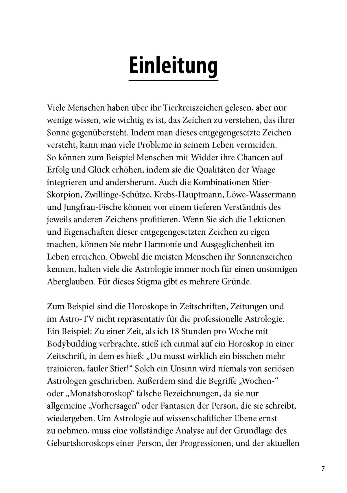 Sechs Achsen Astrologie