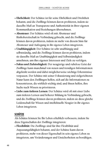 Sechs Achsen Astrologie