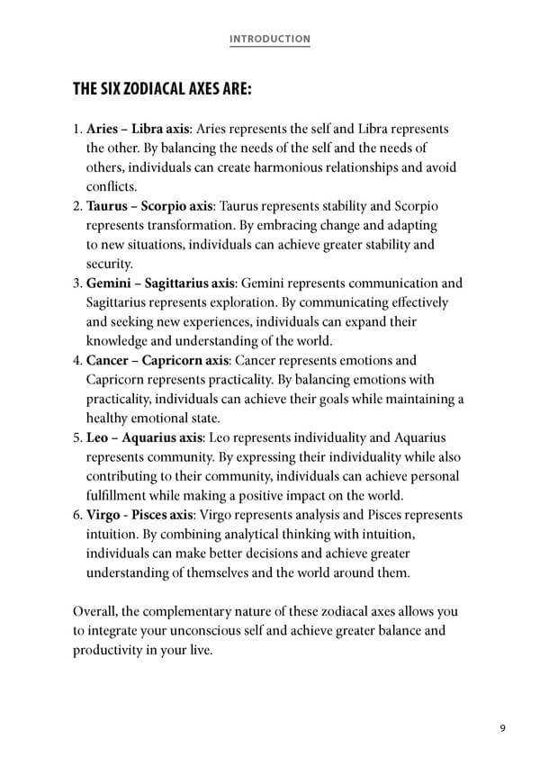 Six Axes Astrology