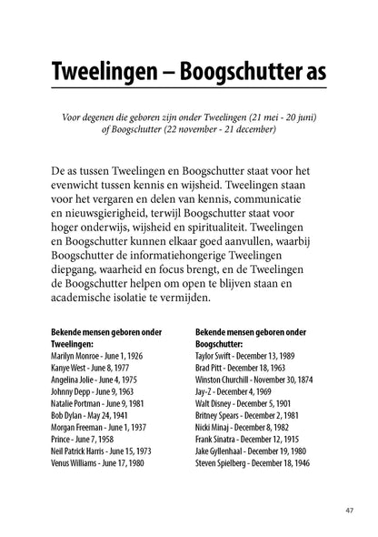 Zes Assen Astrologie
