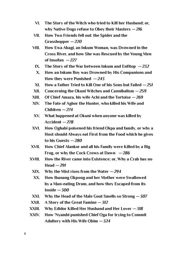 Nigerian Folk Stories Collected From The Efik, Ibibio & People of Ikom