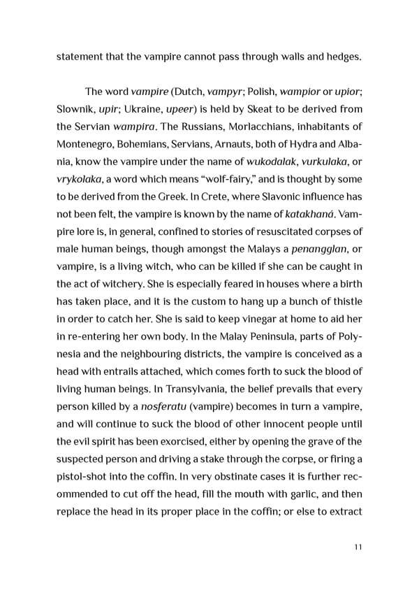 Vampires & Vampirism