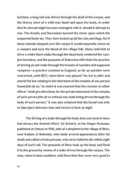 Vampires & Vampirism